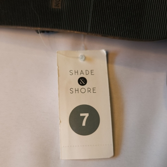 NWT Shade & Shore Crystal Embellished Sandals womens size 7 - Picture 7 of 9